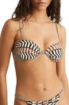 Reiss Kate Underwire Bikini Top In Black