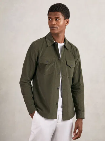Reiss Khaki Green Shirt