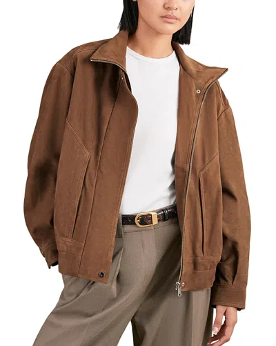 REISS KIARA SUEDE JACKET