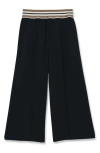 Reiss Kids' Abs Wide Leg Pull-on Pants In Blue