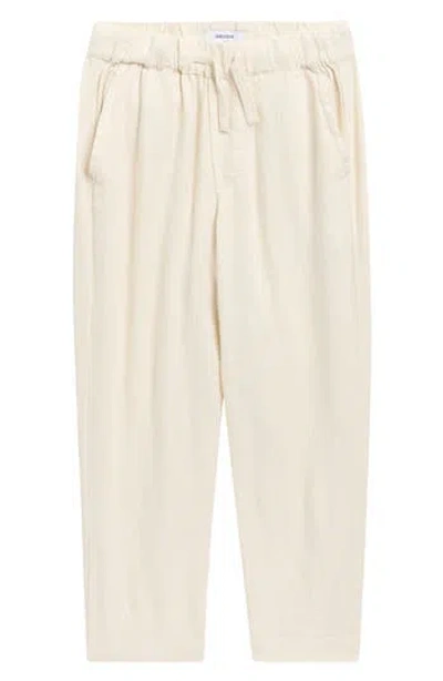 Reiss Kids' Andros Linen Blend Pants In Gray