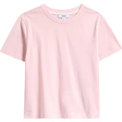 Reiss Kids' Belle Cotton T-shirt In Pink