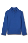 Reiss Lapis Blue Junior Wool Half-zip Funnel Neck Jumper In Lapis Blue