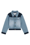 Reiss Briar Patchwork Denim Jacket 4-13 Years Blu In Blue