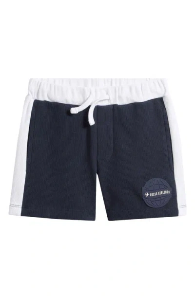 Reiss Kids' Cane Jr. Drawstring Cotton Shorts In Multi