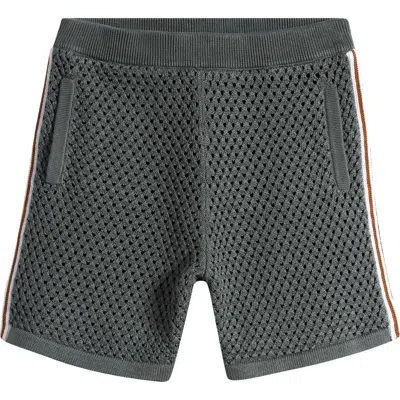 REISS REISS KIDS' CREEK SR. OPEN STITCH KNIT SHORTS
