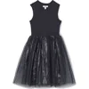 Reiss Kids' Dahlia Dress In Black