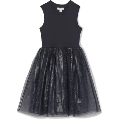 Reiss Kids' Dahlia Dress In Black