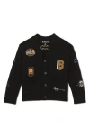 Reiss Kids' Dc® Batman Cardigan In Black
