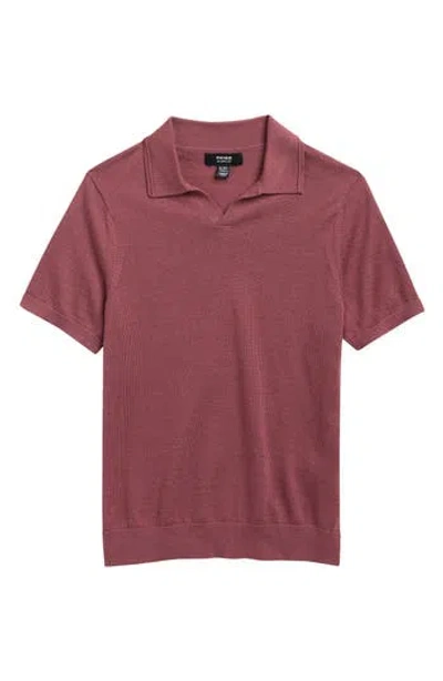 Reiss Kids' Duchie Wool Polo In Purple