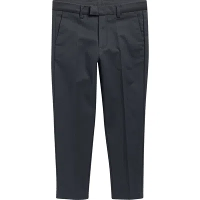 Reiss Kids' Eastbury Stretch Cotton Pants In Blue
