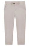Reiss Kids' Eastbury Stretch Cotton Pants In Gray