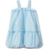 REISS REISS KIDS' EMERI JR. SEERSUCKER BUBBLE HEM SUNDRESS