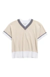 Reiss Kids Ida Sr V-neck Sweater In Brown