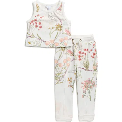 Reiss Kids' Kemi Tank & Joggers Set In Neutral