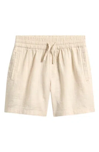 Reiss Kids' Linen Shorts In Neutral