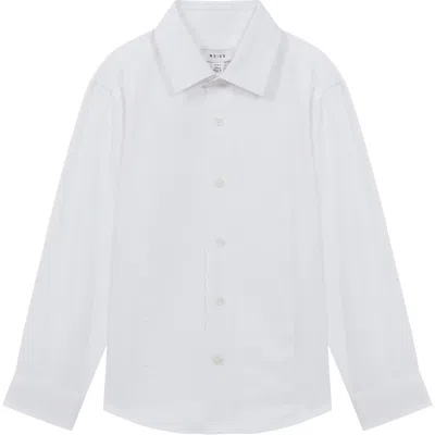 Reiss Kids' Marcel Sr. Dress Shirt In White
