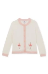 Reiss Kids' Nancy Nutcracker Cardigan In White