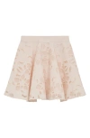 Reiss Pink Lace High Rise Mini Skirt In Pink