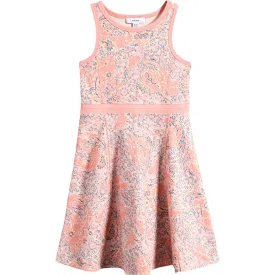 Reiss Kids' Rib Tank Dress In Pink