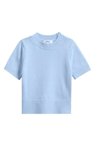Reiss Kids' Short Sleeve Sweater In Blue