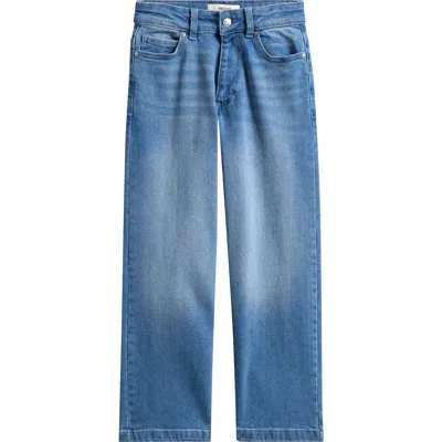 Reiss Kids' Sky Jr. Straight Leg Denim Jeans In Blue