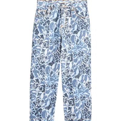 Reiss Kids' Skylar Sr. Floral Straight Leg Jeans