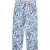 Reiss Kids' Skylar Sr. Floral Straight Leg Jeans In Multi