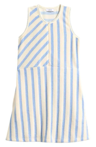 Reiss Kids' Sunny Stripe Terry Dress In Multi