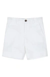 Reiss Kids' Wicket Sr. Cotton Chino Shorts In White