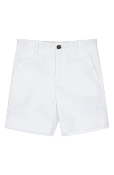 Reiss Kids' Wicket Sr. Cotton Chino Shorts In White