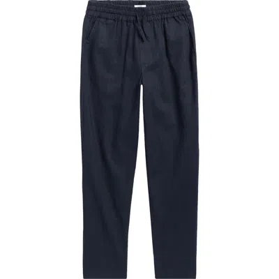 Reiss Kids' Wilfred Linen Pants In Black