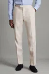 Reiss Stone Slim Fit Linen Trousers