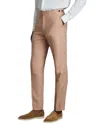 Reiss Kin Linen Slim Mixer Pant In Brown