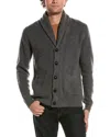 Reiss King Atelier Cashmere Button-through Cardigan In Grey