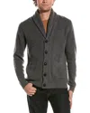 Reiss King Atelier Cashmere Button-through Cardigan In Grey