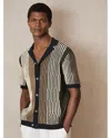 Reiss Andre Stripe Camp Shirt