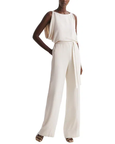 REISS REISS KOA DRAPE BRIDAL JUMPSUIT
