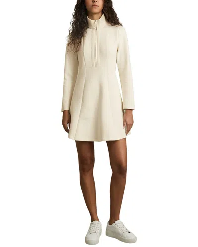 Reiss Krysta Fit & Flare Jersey Dress In Neutral