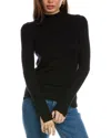 Reiss Kylie Merino Wool Turtleneck Sweater In Black