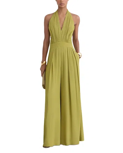 Reiss Lainey Jumpsuit In Green