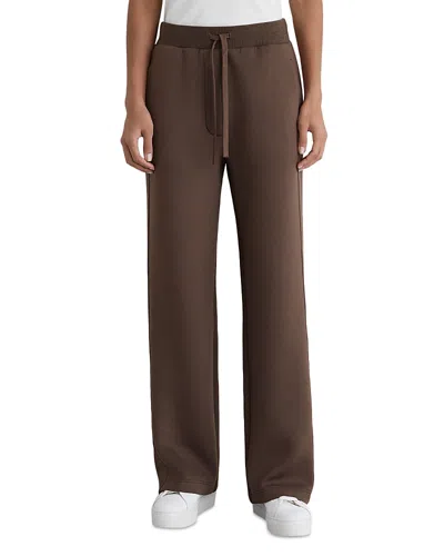 Reiss Laney Drawstring Jogger Pants In Brown