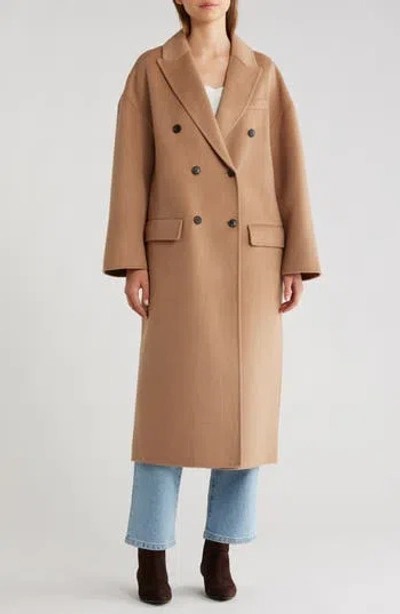 Reiss Lara Double Breasted Coat In Neutral