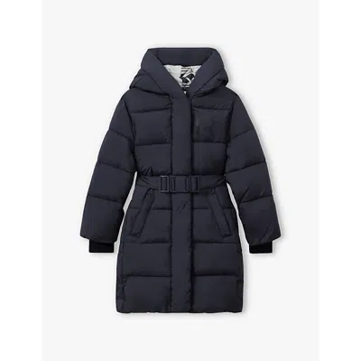 Reiss Kids' Larissa Hooded Shell Puffer Coat 13-14 Y In Navy