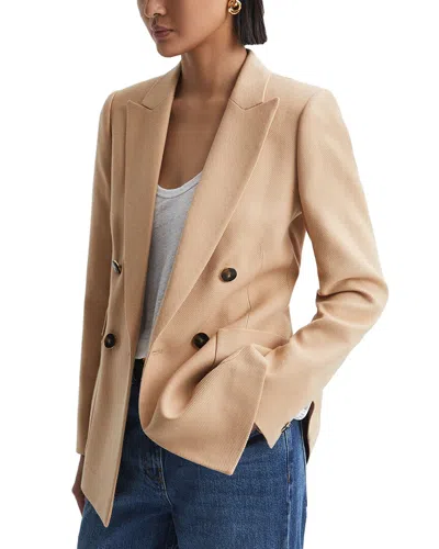 REISS LARSSON WOOL-BLEND TWILL JACKET