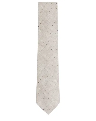 Reiss Lateran Pin Dot Silk Tie
