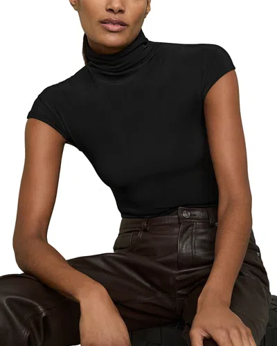 Reiss Laura High Neck Bodysuit In Black