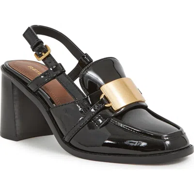 Reiss Laura Slingback Loafer Pump In Black