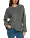 Reiss Laura Crewneck Wool & Cashmere Sweater In Grey