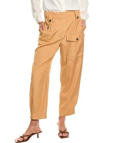 Reiss Lauren Cargo Tapered Trouser In Neutral